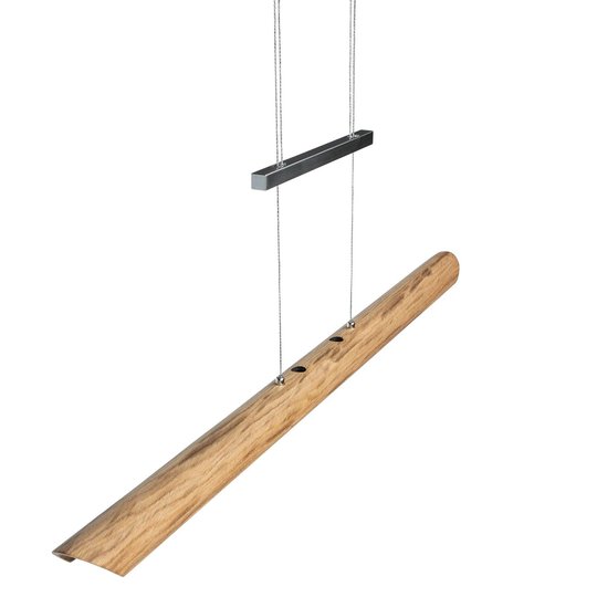 LED-pendellampa Colombia S, ek natur