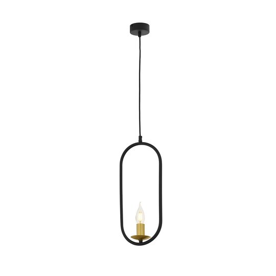 Pendellampa Candle, 1 lampa, svart