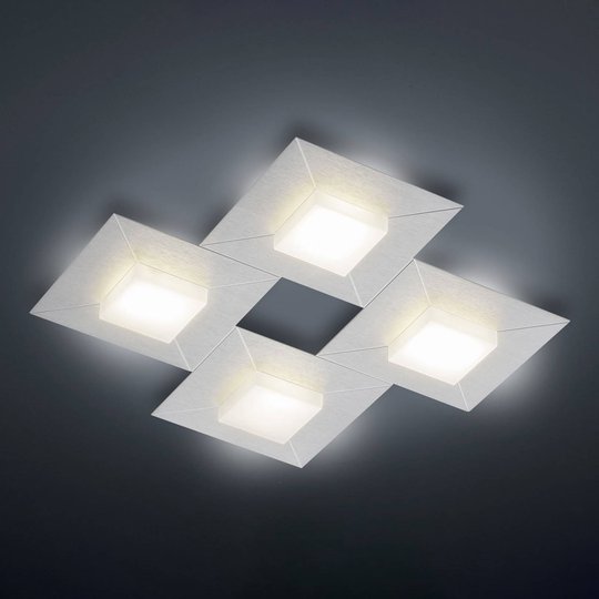 BANKAMP Diamond taklampa 42 x 42 cm, silver
