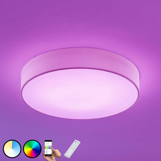 LED-RGB-taklampa Ajai, 3 000–5 000 K, WiZ, 60 cm
