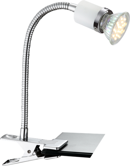 Fina klämlampa (Grå)