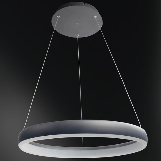 WiZ Clint LED-hänglampa silver Ø 60 cm
