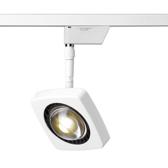 Oligo Kelveen LED-skenspot varmvit 40° matt vit