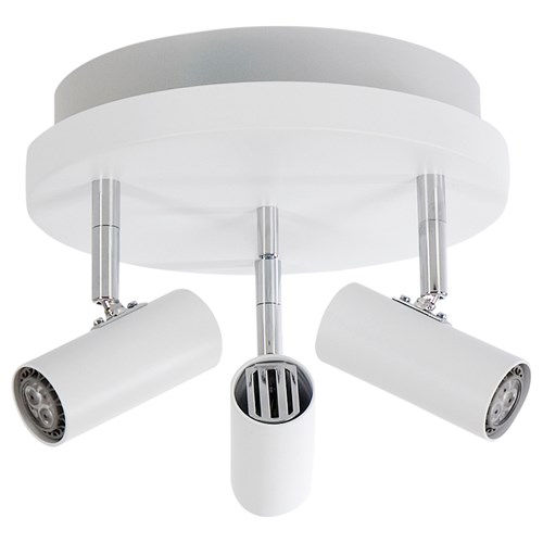 Cato 3-spot LED upp/nedljus (Aluminium)