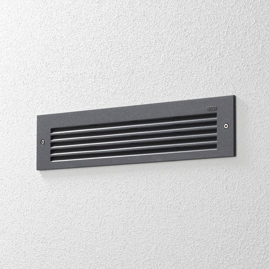 BEGA 33019 LED-vägginbyggnad 3 000 K grafit 32 cm