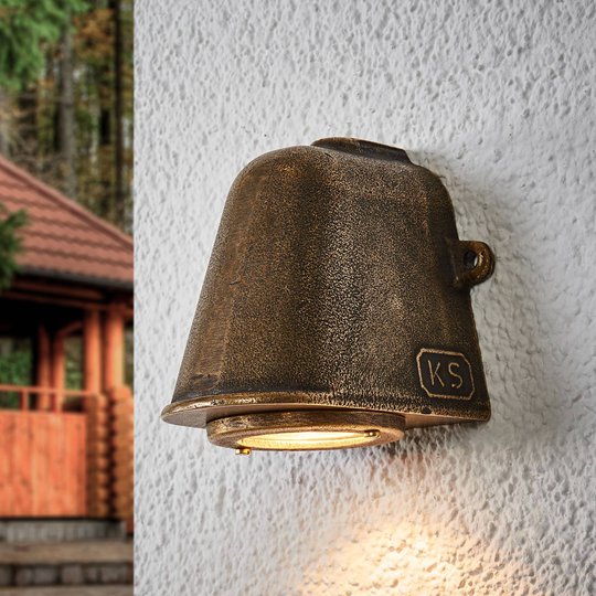 Bronsfärgad utomhusvägglampa Offshore