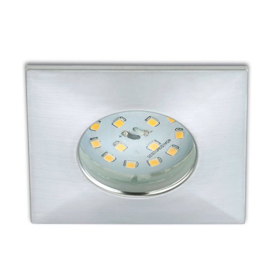 Luca LED-inbyggnadsspot IP44 aluminium