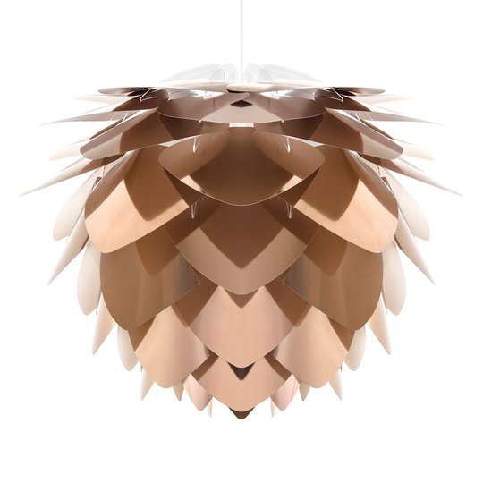 UMAGE Silvia Medium hänglampa brons/vit, Ø 50 cm