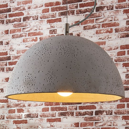 Jelin - taklampa med betongskärm