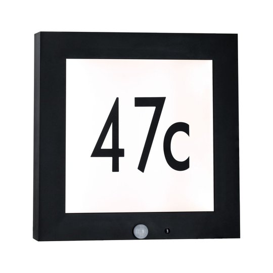 House Number 30cm m. sensor (Antracit)