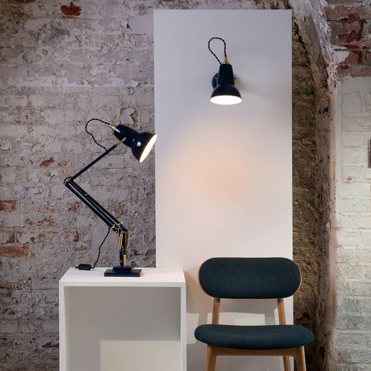 Anglepoise Original 1227 Brass vägg bläckblå
