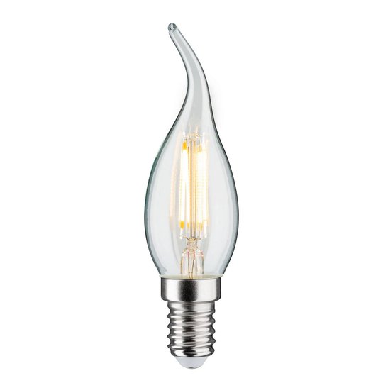 LED-kronljus E14 4,8W filament 2 700 K böjd topp