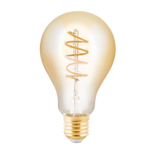 LED-lampa E27 4 W päron bärnsten