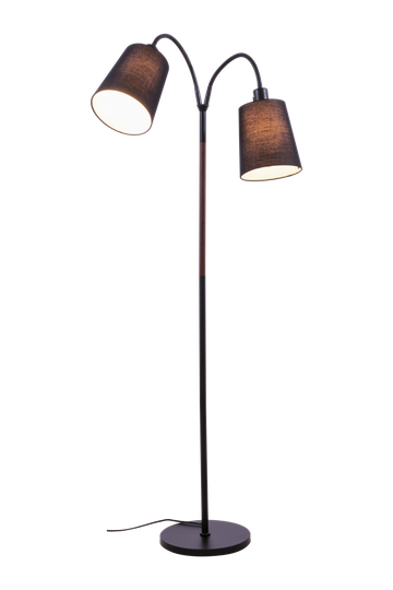 Ljusdal Golvlampa 2-Arm (Valnöt)