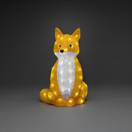 LED-lampfigur Räv, enstaka