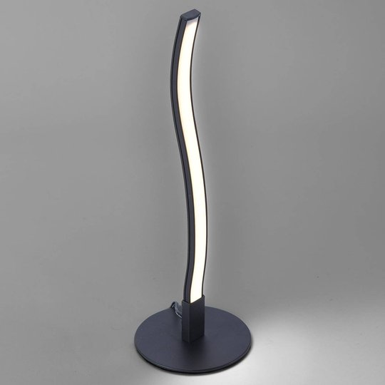 LED-bordslampa Wave, omkopplare, svart