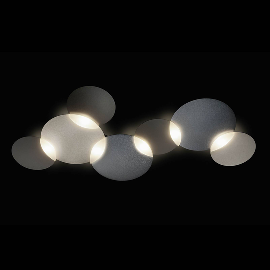 GROSSMANN Circ LED-taklampa grafit silver 6 lampor