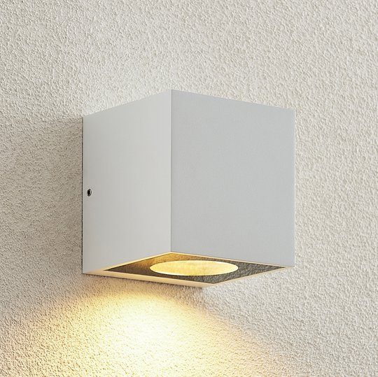 Arcchio Tassnim utomhusvägglampa, vit 1 lampor