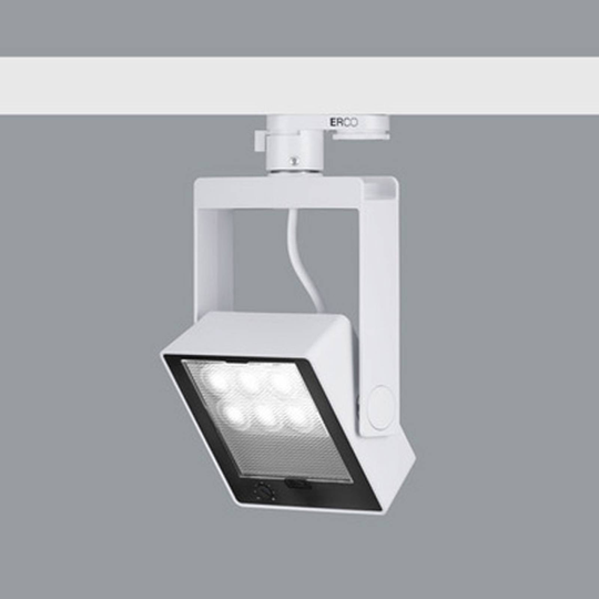 ERCO Logotec 230V spot 12W wallwash 940 vit