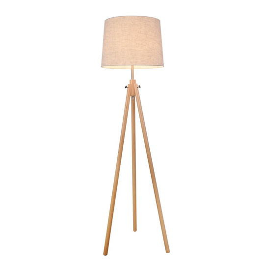 Calvin golvlampa (Brun)