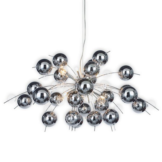 Imponerande taklampa Jolina av glas