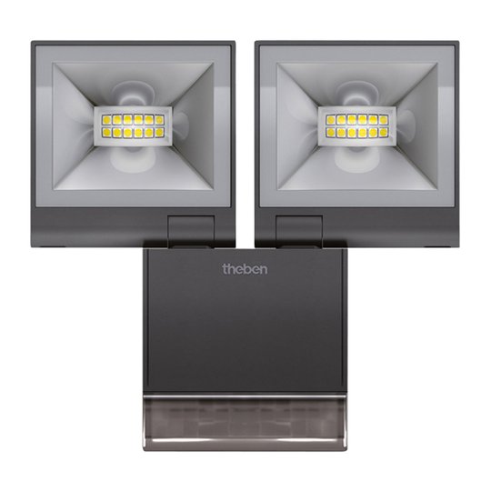 Theben theLeda S20 2 lampor sensor 3 000 K svart