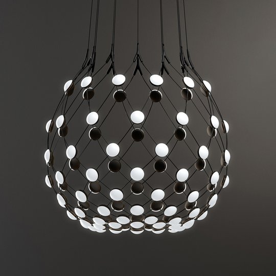 Luceplan Mesh pendellampa Ø 80cm 5m upphängning