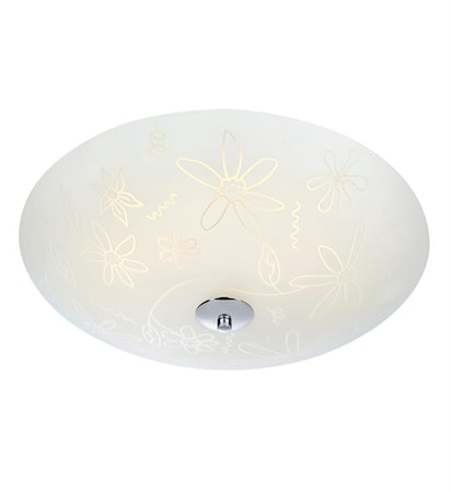 Fleur Plafond LED 43cm Vit/Krom