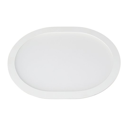 LED-inbyggnadspanel Ovale 3 000 K, 26 cm x 21,6 cm
