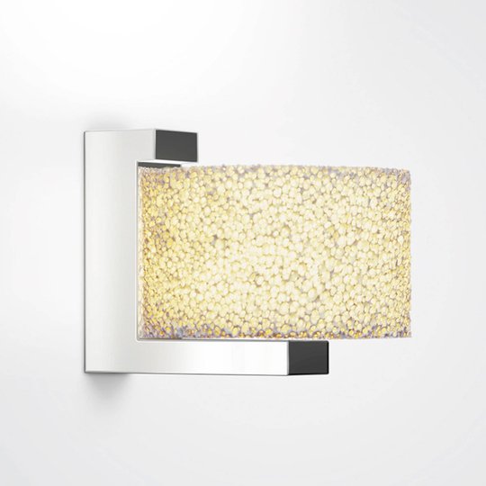 Vägglampa Reef av keramiskt skum med dimbara LED