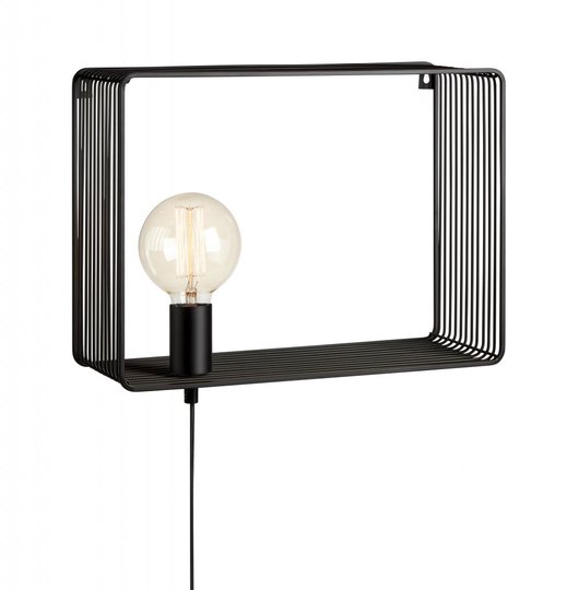 Shelf vägglampa (Svart)