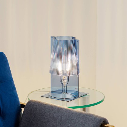 Kartell Take bordslampa, ljusblå