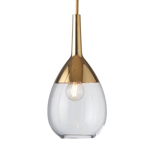 EBB & FLOW Lute S pendellampa guld