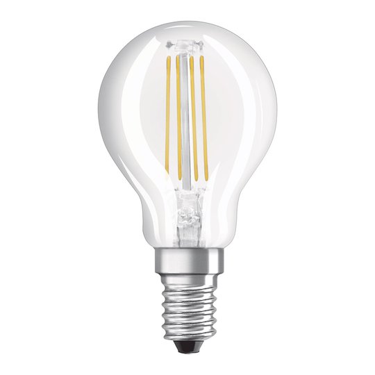 OSRAM LED-dropplampa E14 5W Superstar 840 dimbar
