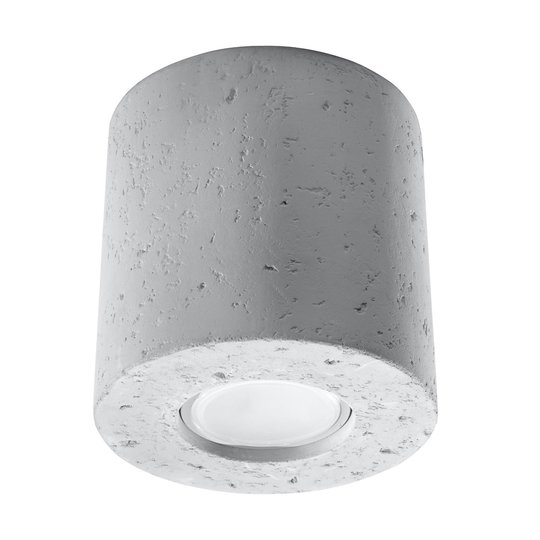 Taklampa Ara som cylinder av betong