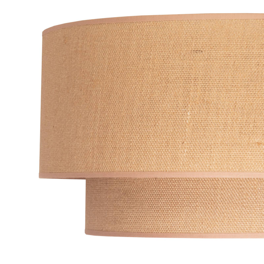 Taklampa Boho jute, naturbrun, Ø45 cm