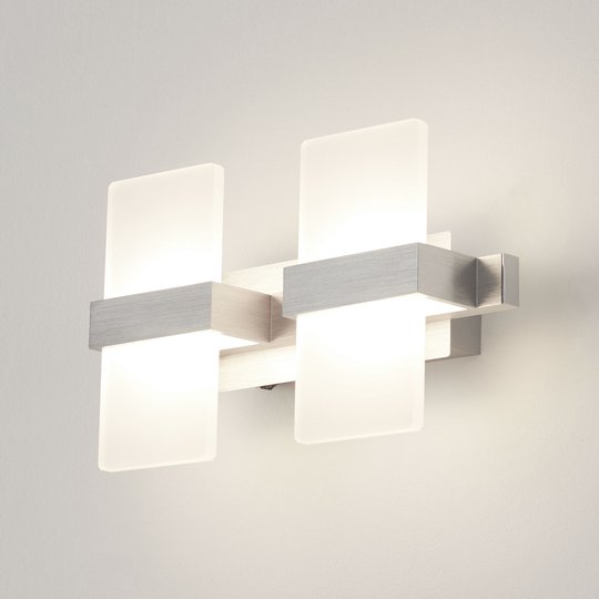 Trendig LED-vägglampa Platon 2 ljuskällor