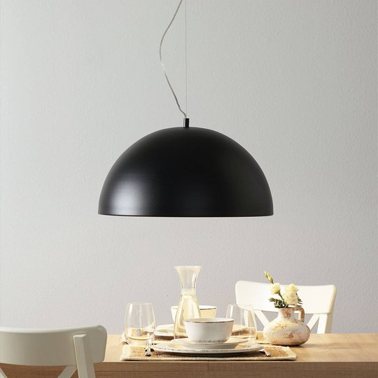 Lucande Maleo hänglampa 53 cm svart