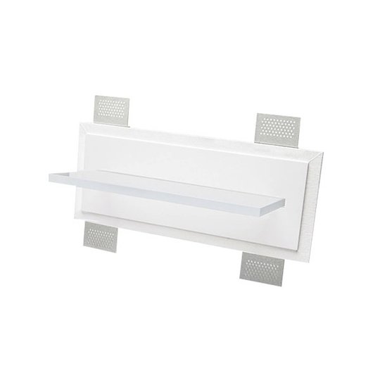 LED-vägginbyggnadslampa 2484A, bredd 40 cm 3 000 K