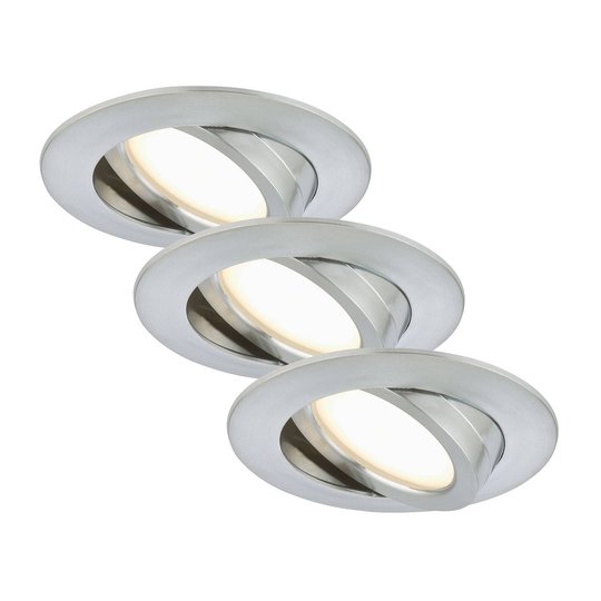 I 3-pack - LED-inbyggnadslampa Bert, lutbar