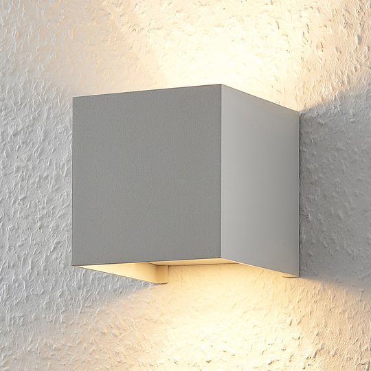 Kubformad LED vägglampa Zuzana, G9 dimbar