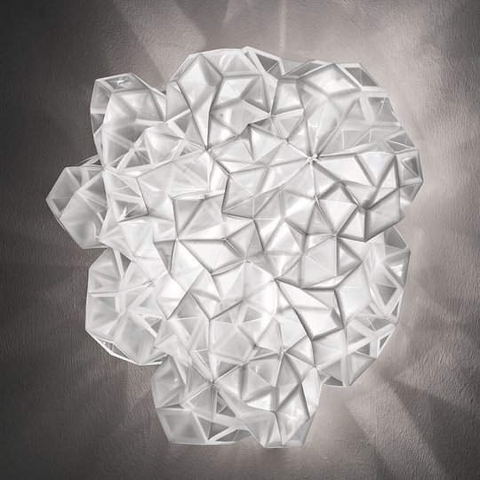 Slamp Drusa - designvägglampa, vit