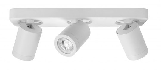Oliver 3-spot rak (IP44) (Svart)