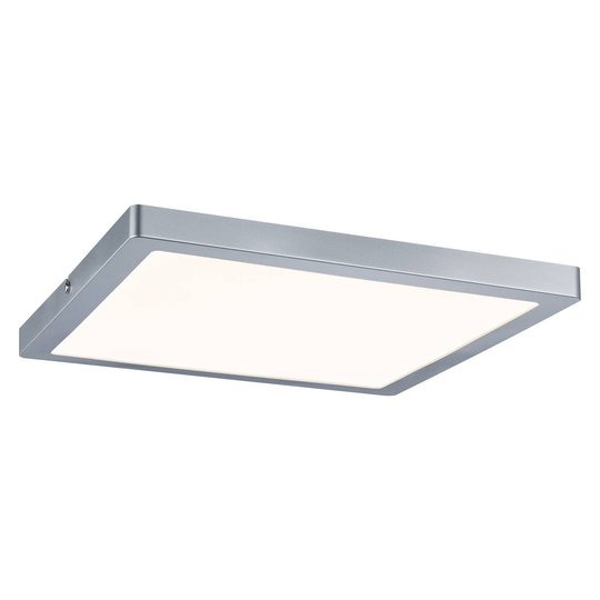 Paulmann Atria LED-taklampa 30 x 30 cm krom matt
