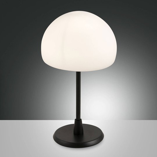 LED-bordslampa Gaia med touchdimmer, svart