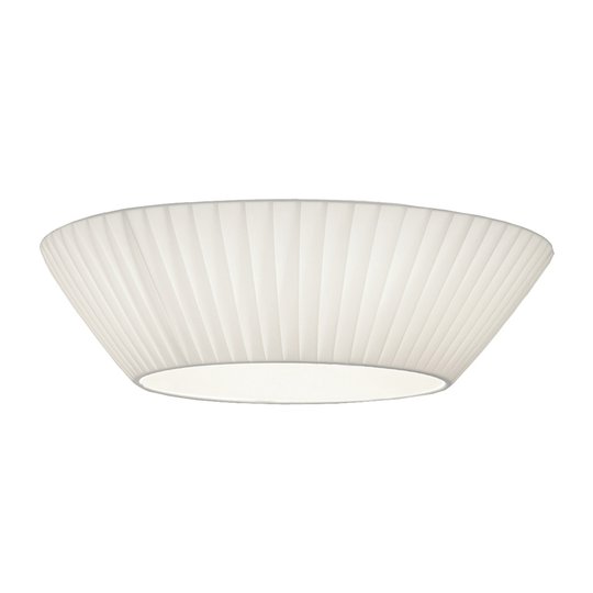 Enkel taklampa Emma 50 cm vit