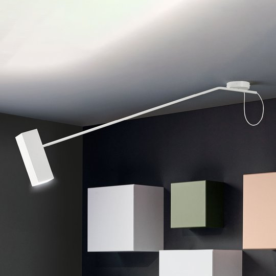 Modo Luce Dejavú taklampa längd 165 cm vit