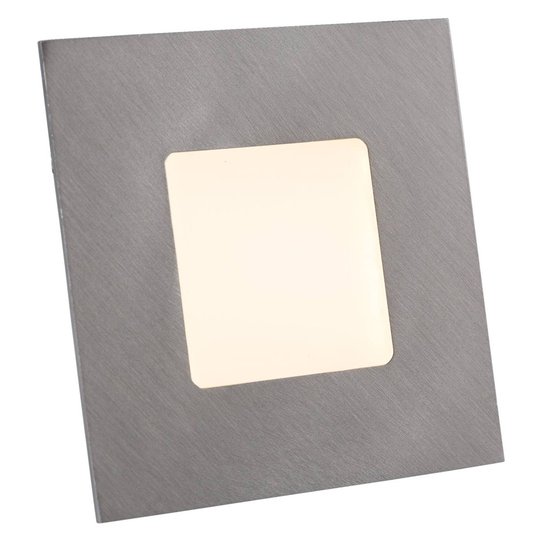LED-inbyggnadslampa för inbyggnadsdosor, silver