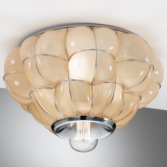 Pouff - handgjord taklampa från Italien