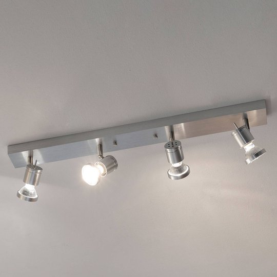 Asto takspotlight med dekorring, 4 ljuskällor